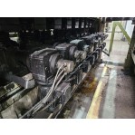 Bandrichtmaschine 6 hi, 21 Richtwalzen, Ø 45 mm